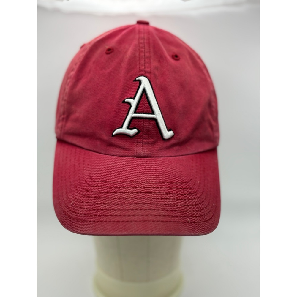 Arkansas Razorbacks Fitted Hat Cap Red‎ Embroidered Logo Baseball Sz 7